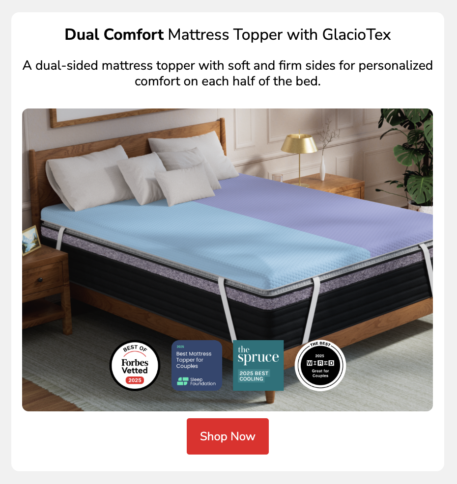 Dual Comfort Mattress Topper