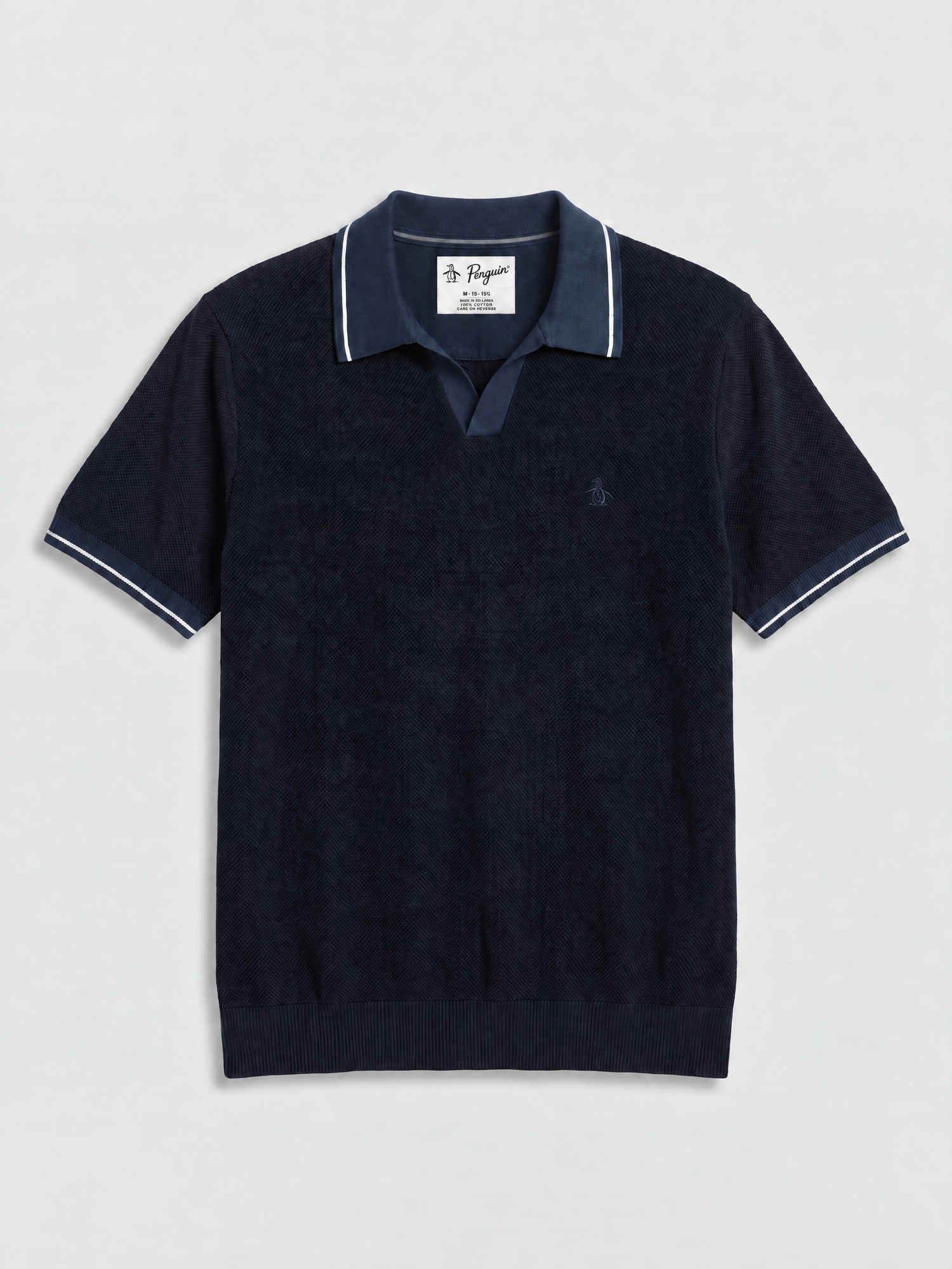 Honeycomb Johnny Collar Sweater Polo