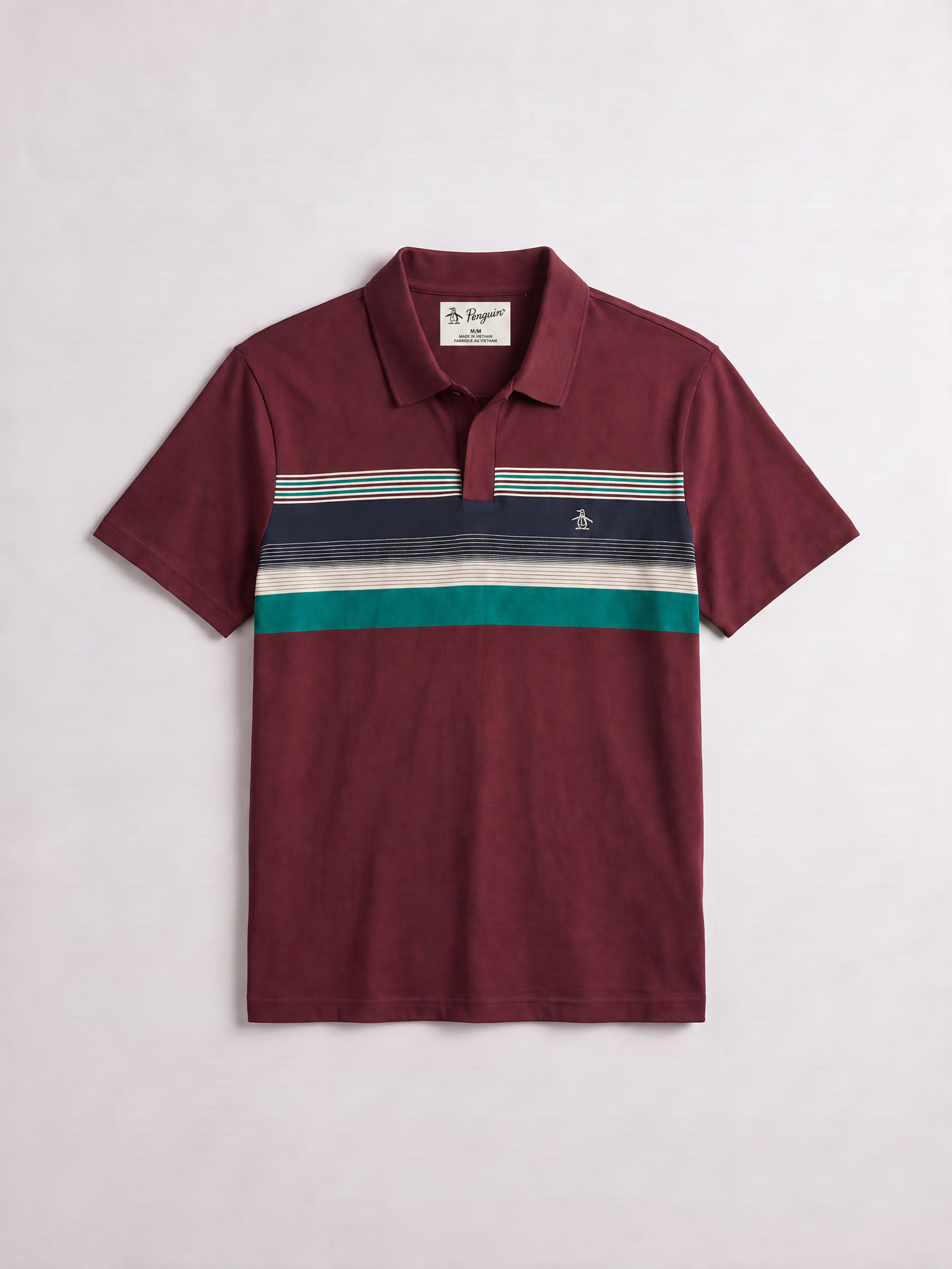 Pentacolor Chest Striped Polo
