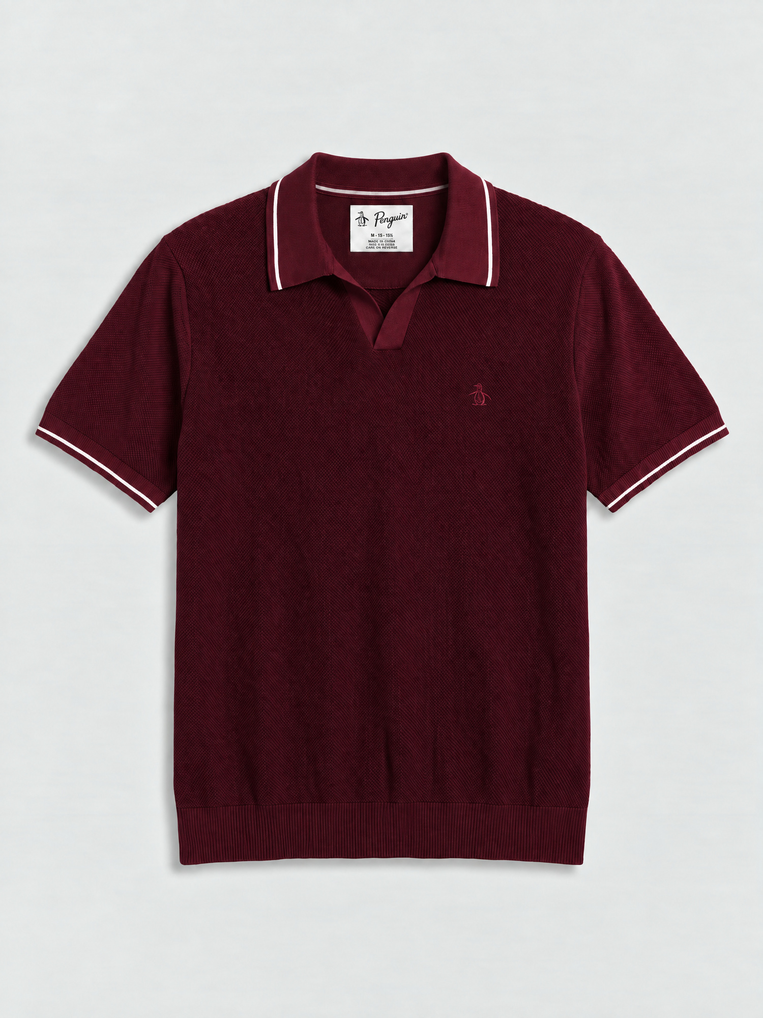 Honeycomb Johnny Collar Sweater Polo